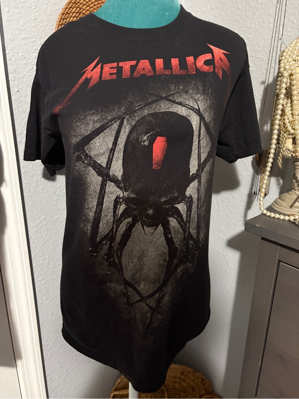 Black Graphic Metallica Band T‑Shirt